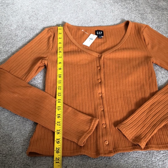 NWT GAP Ribbed Cotton Tank Top (S) + Cardigan (M) Set - Picture 7 of 9